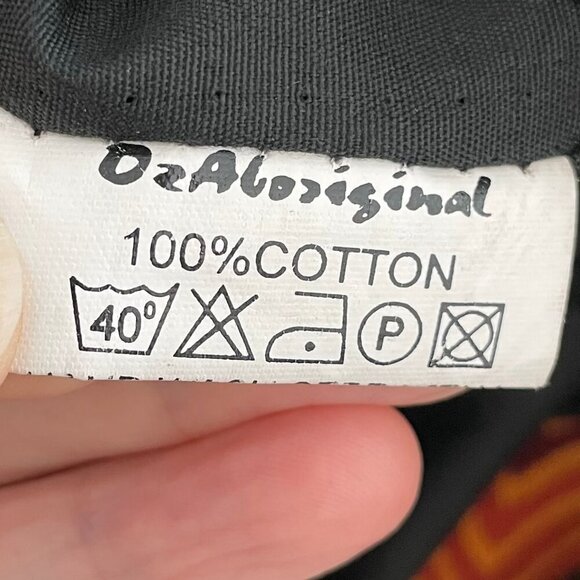 OzAboriginal Jukurrpa Cotton Canvas Crossbody Bag by Artist Bessie Liddle OS - Picture 5 of 7